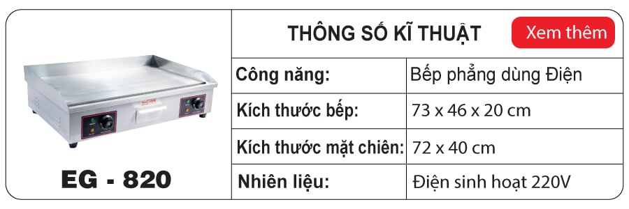 Tham khảo thêm các mẫu bếp chiên phẳng dùng điện 2