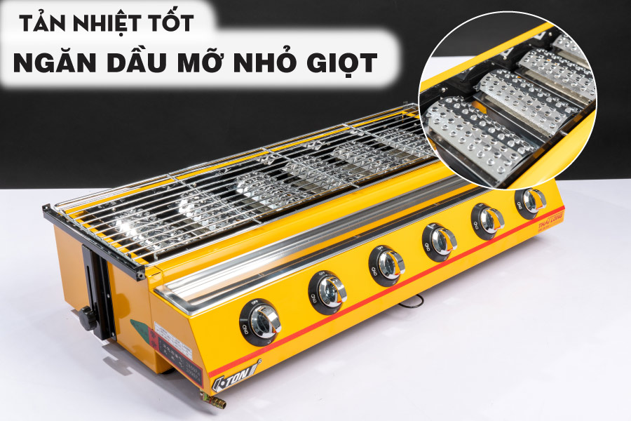 Thiết kế sản phẩm Bếp nướng Gas 6 họng ET-K233 1