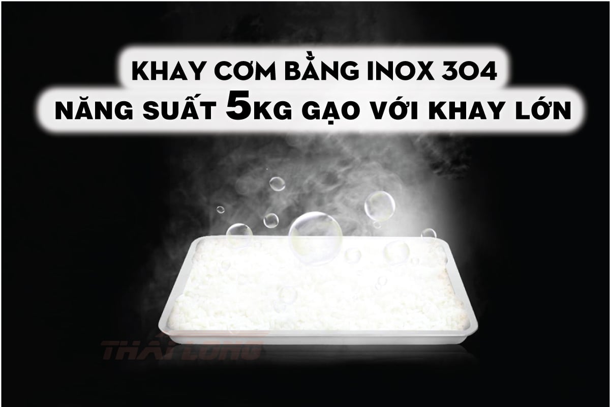 Tủ nấu cơm công nghiệp 12 khay bằng Điện