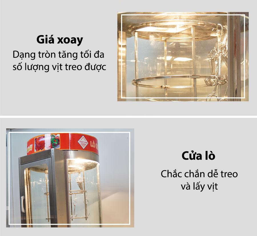 Các bộ phận của lò 680