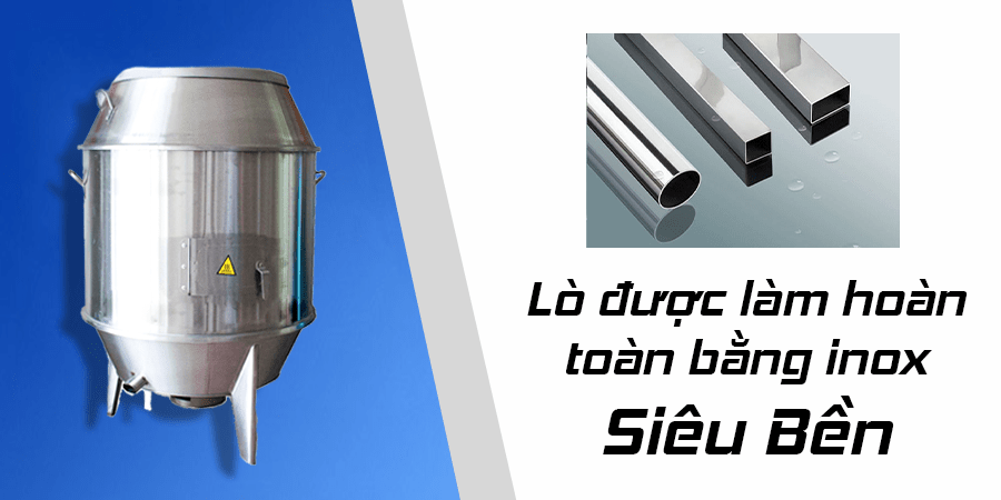 lò nướng gà vịt inox