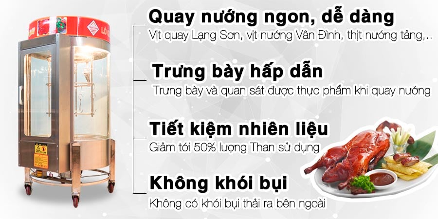 Lò quay vịt 680