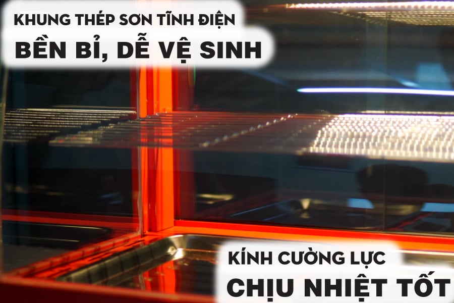 Thiết kế của sản phẩm Tủ giữ nóng thức ăn 2P 1