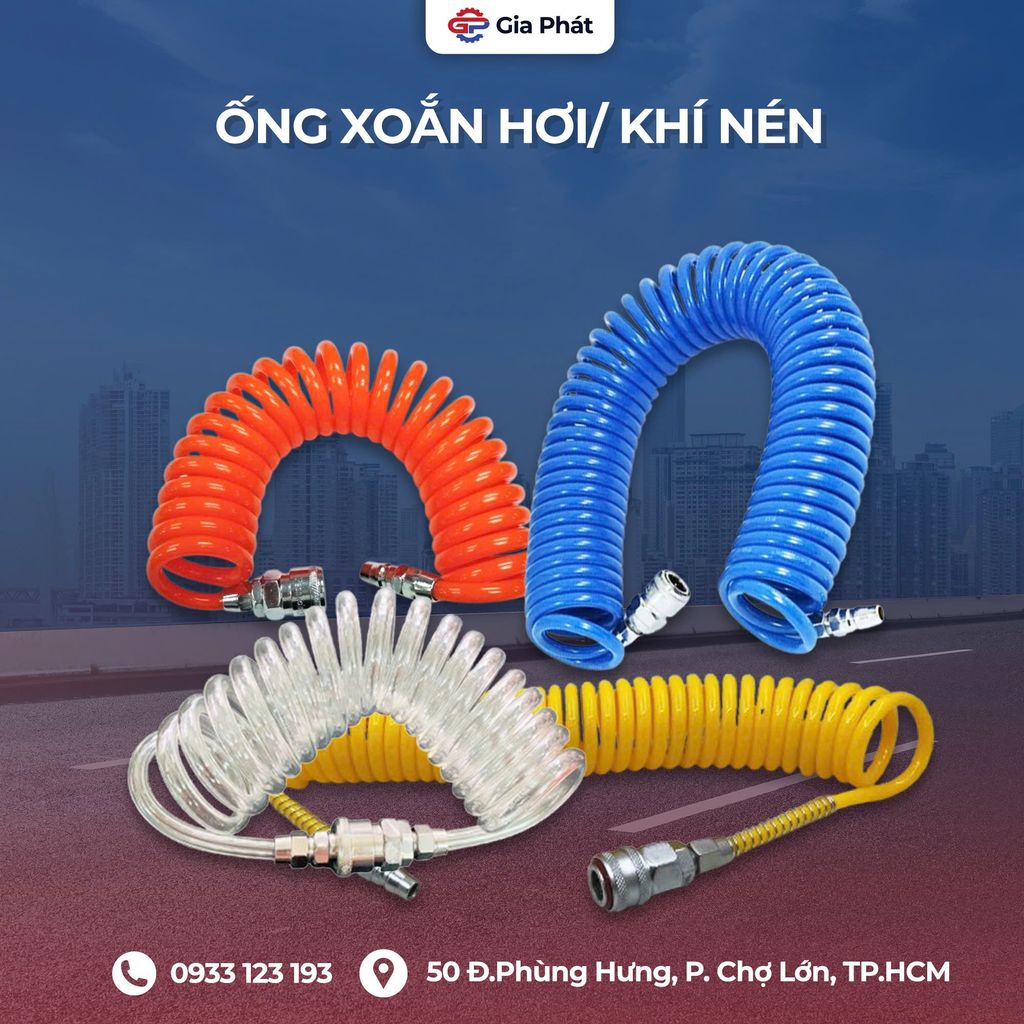 ỐNG XOẮN HƠI/ KHÍ NÉN - ỨNG DỤNG ĐA DẠNG