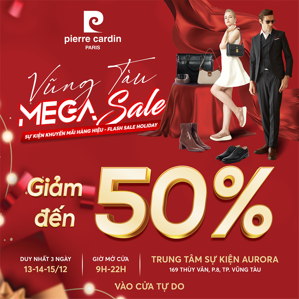 🔥PIERRE CARDIN SALE OFF 50% ƯU ĐÃI LỚN CUỐI NĂM🔥