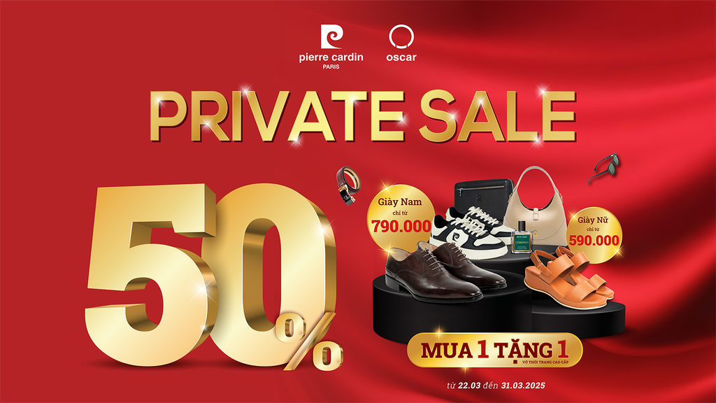 🎉SIÊU SỰ KIỆN PRIVATE SALES NGÀY TRỞ LẠI GIẢM 50% TOÀN BỘ SẢN PHẨM 🎊