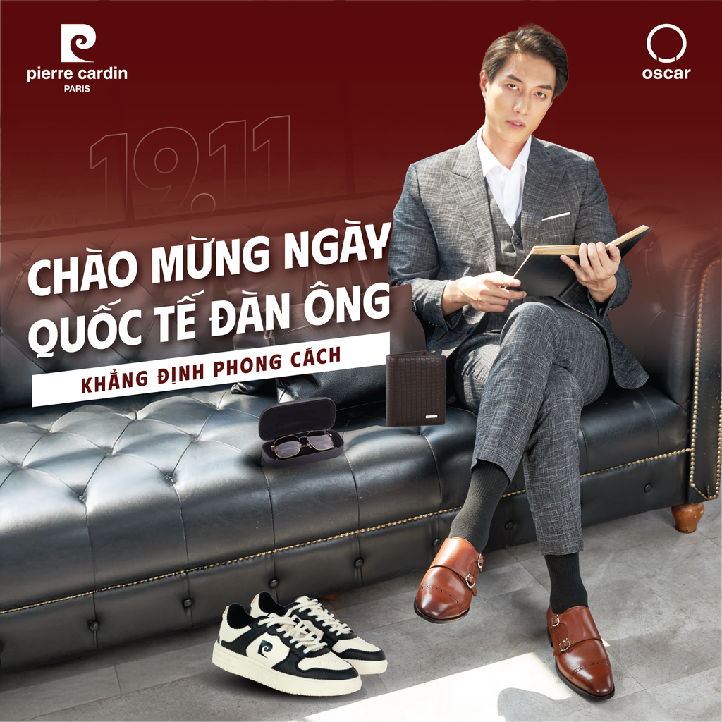 Chào mừng ngày Quốc tế Đàn ông - Khẳng định phong cách cùng Pierre Cardin!