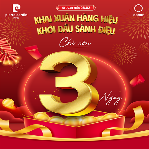 CHỈ CÒN 3 NGÀY CUỐI NHANH TAY SĂN DEAL HÀNG HIỆU CÙNG PIERRE CARDIN