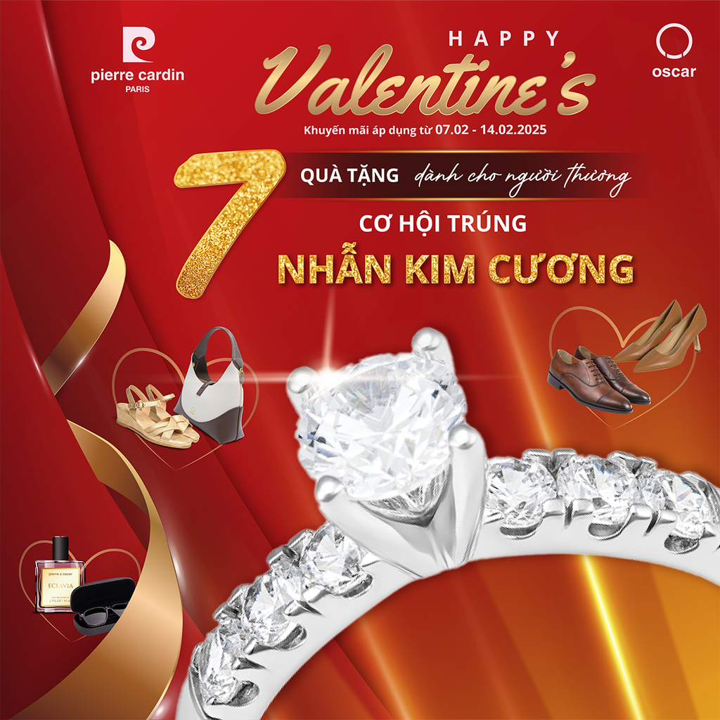 🌹PIERRE CARDIN - HAPPY VALENTINE " QUÀ TẶNG DÀNH CHO NGƯỜI THƯƠNG"