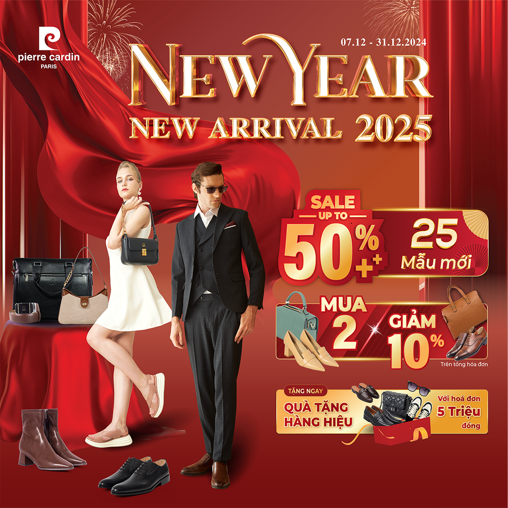 🎉[PIERRE CARDIN] NEW YEAR - NEW ARRIVAL 2025 | UP TO 50% ALL ITEMS⚡