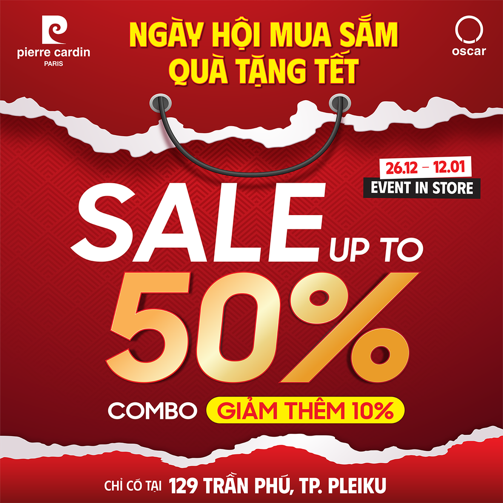 🎁EVENT IN STORE - NGÀY HỘI MUA SẮM QUÀ TẶNG TẾT - CHỈ CÓ TẠI 129 TRẦN PHÚ - TP PLEIKU🎉