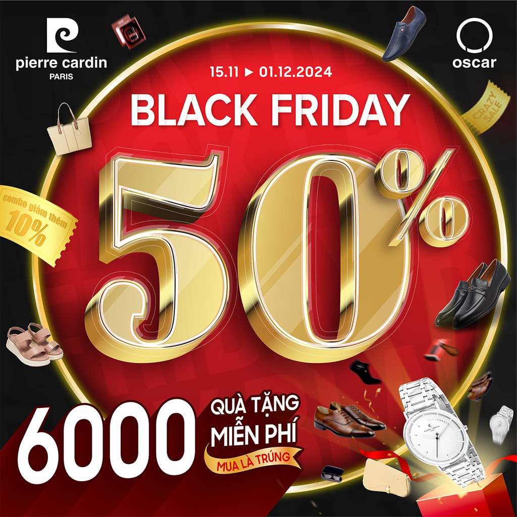 ⚡ Siêu sự kiện BLACK FRIDAY - Lễ hội mua sắm lớn nhất trong năm từ 15.11 – 01.12.2024 🎉
