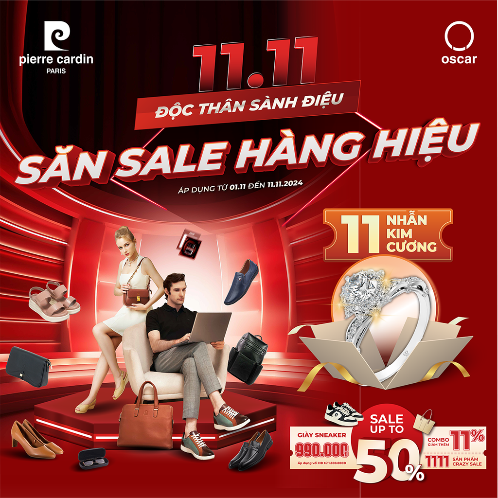 🛍️ĐỘC THÂN SÀNH ĐIỆU - SĂN SALE HÀNG HIỆU 11.11 - CƠ HỘI SỞ HỮU 11 NHẪN KIM CƯƠNG CỰC HOT💍