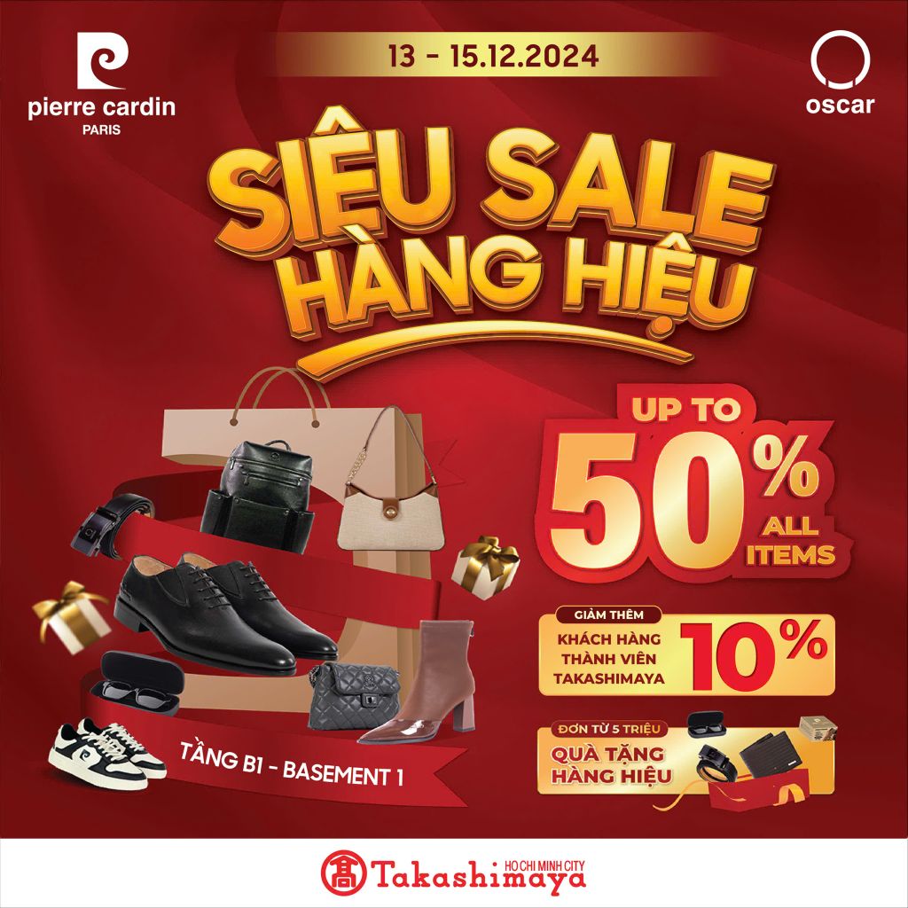 🛍️ƯU ĐÃI ĐẶC BIỆT DÀNH RIÊNG CHO MEMBER'S TAKASHIMAYA🔖