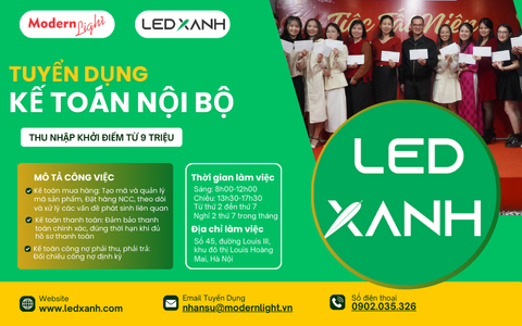 Tuyển Dụng Kế Toán Nội Bộ Tháng 04-2025