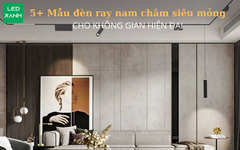 5+ Mẫu đèn ray nam châm siêu mỏng cực đẹp cho không gian hiện đại