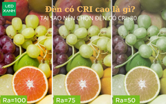 Đèn có CRI cao là gì? Tại sao nên chọn đèn có CRI>80
