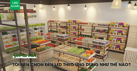 Cách chọn đèn led cho ứng dụng chiếu sáng bán lẻ