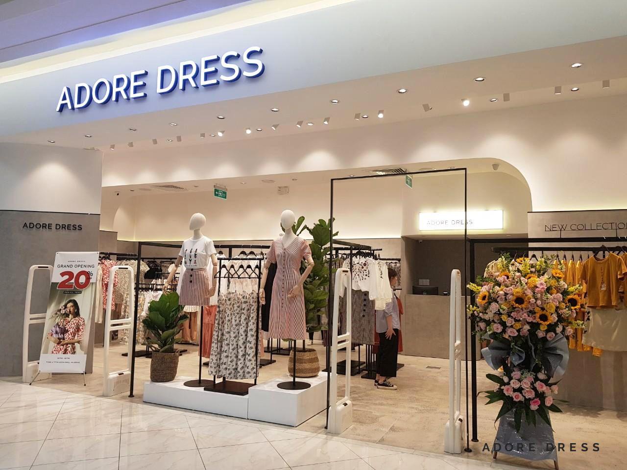 Dự án cấp đèn led cho chuỗi cửa hàng thời trang adoredress