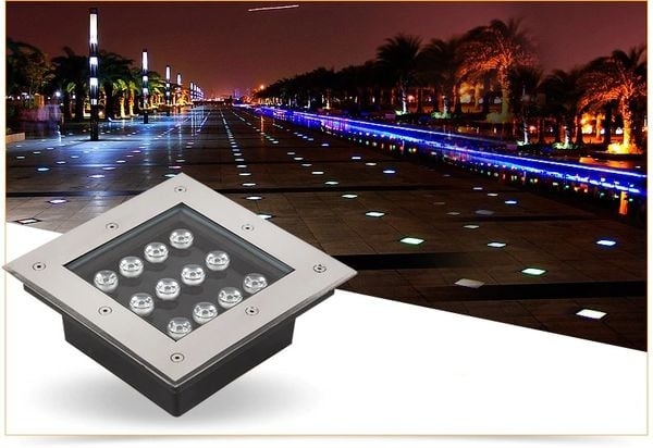 đèn led âm đất