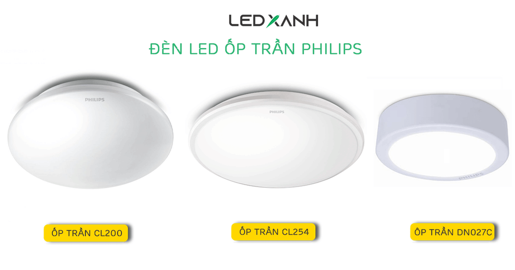 đèn led âm trần philips