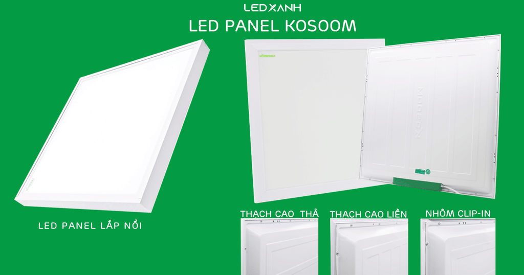 đèn led ốp trần Kosoom