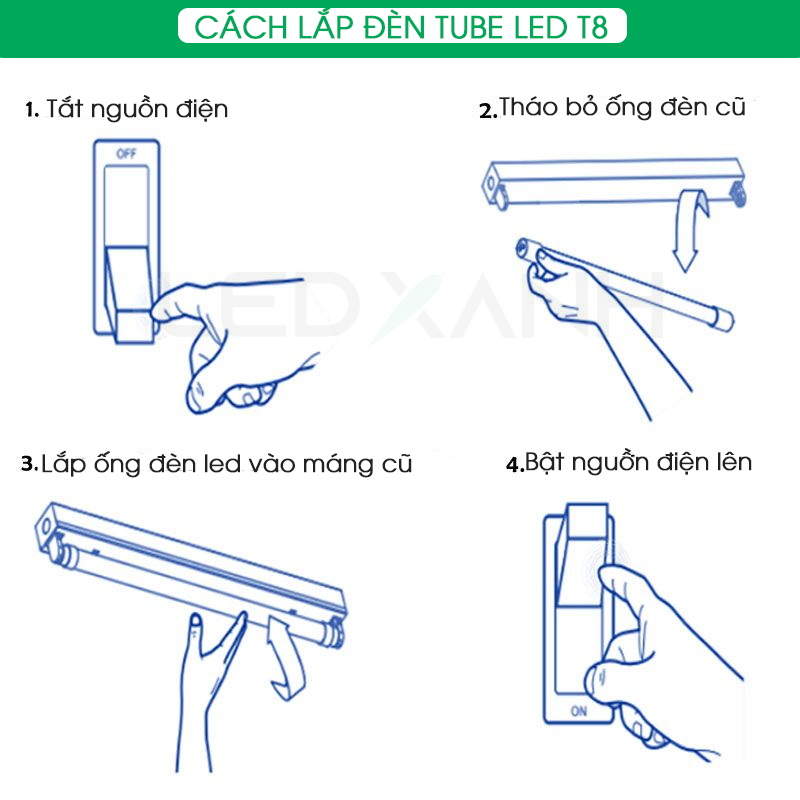 đèn tuýp led t8