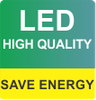 Đèn tường LED ngoài trời 8W 8011S- KingLED