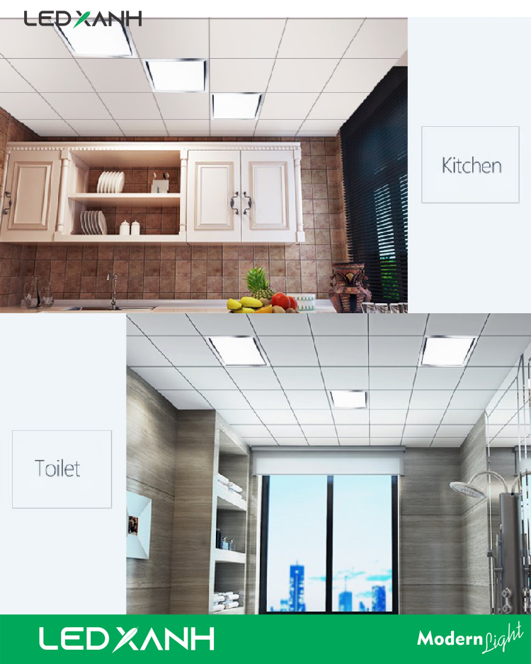 Ứng dụng của đèn Led panel trong chiếu sáng gia đình