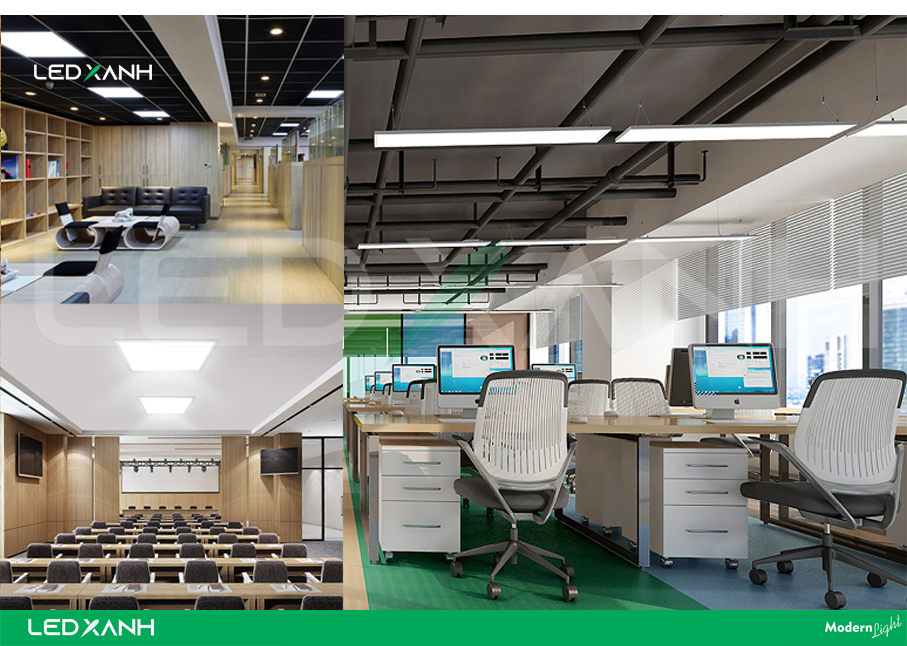 Ứng dụng của đèn led panel trong chiếu sáng văn phòng