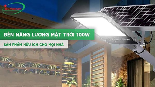 Đèn năng lượng mặt trời 100w