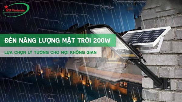 Đèn năng lượng mặt trời 200w