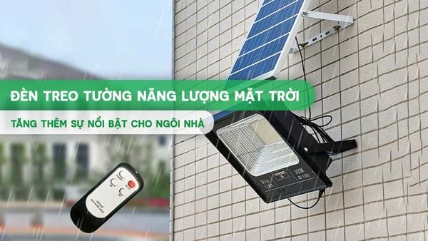 Đèn treo tường năng lượng mặt trời