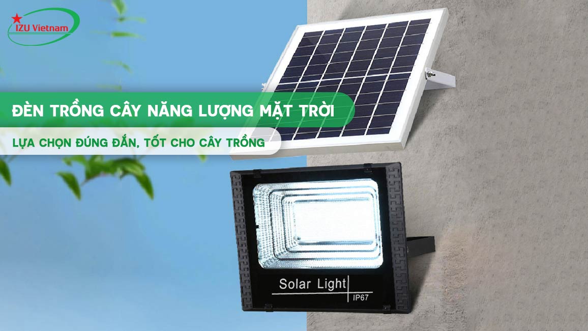 Đèn trồng cây năng lượng mặt trời