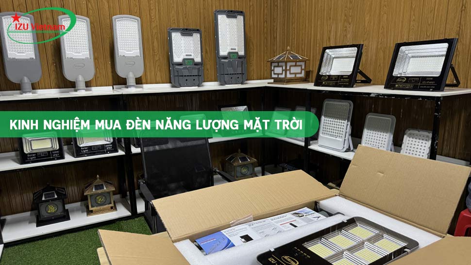 Kinh nghiệm mua đèn năng lượng mặt trời