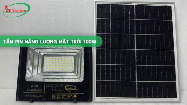 Tấm pin năng lượng mặt trời 100w