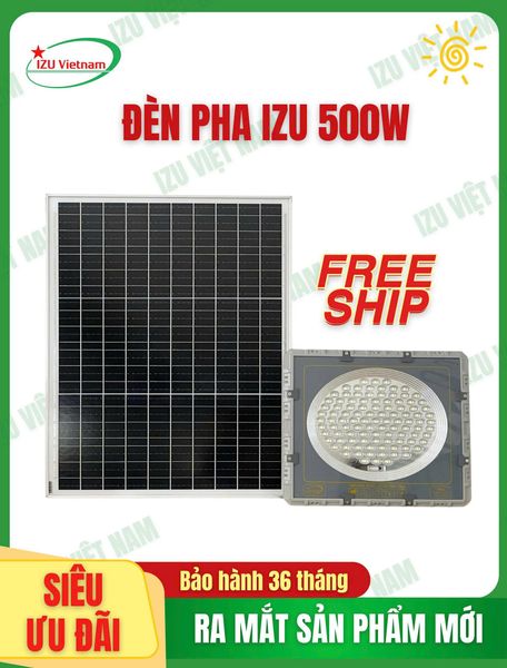 đèn pha năng lượng mặt trời 500w