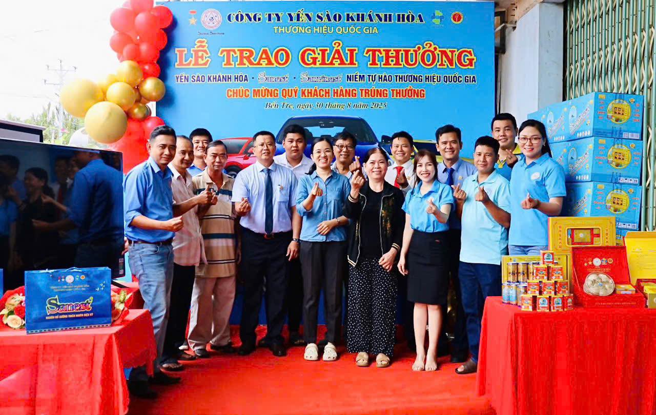 🎉YẾN SÀO KHÁNH HOÀ TIẾP TỤC TRAO MAY MẮN ĐẾN KHÁCH HÀNG TẠI CẦN THƠ👏