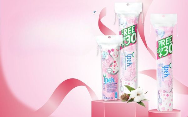 Bông tẩy trang Ipek - Giải pháp loại bỏ lớp trang điểm hàng ngày