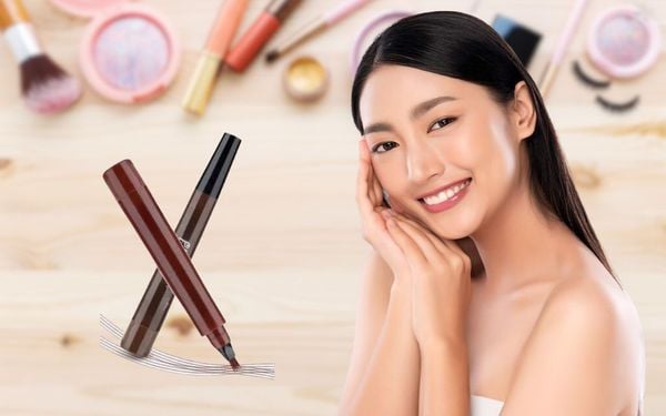 Hướng dẫn cách kẻ mày phẩy sợi tự nhiên với bút kẻ lông mày phẩy sợi 4D