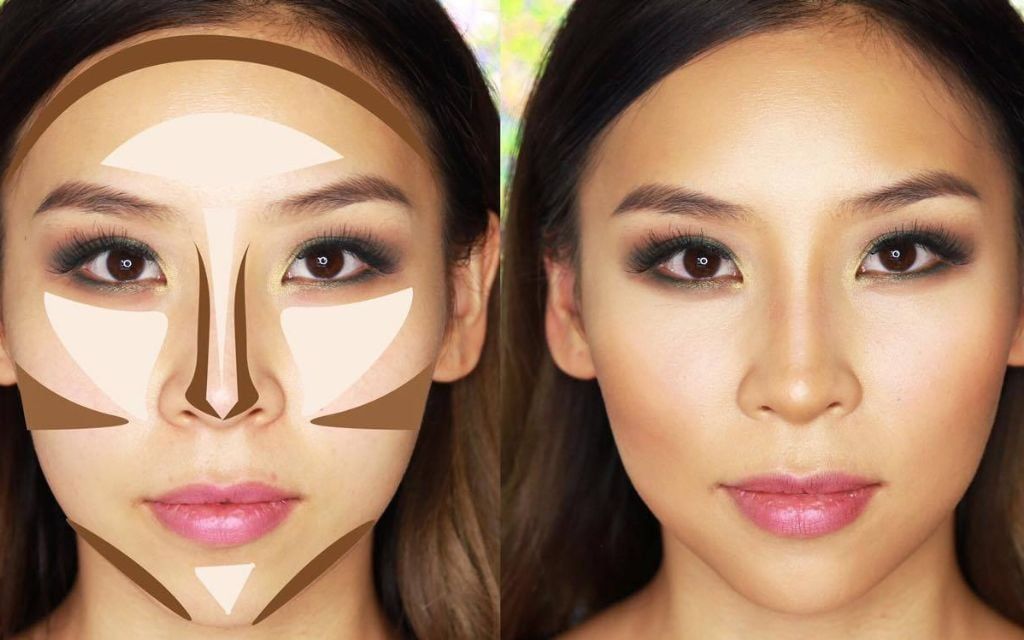 Cách tạo khối mặt kim cương thêm phần thon gọn, cân đối