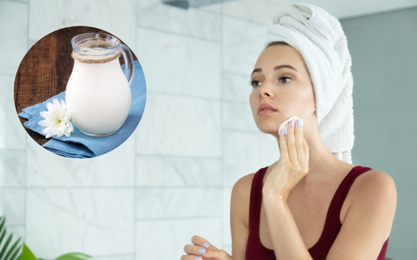 Cách tẩy trang bằng sữa tươi không đường cho da sạch sâu, sáng mịn