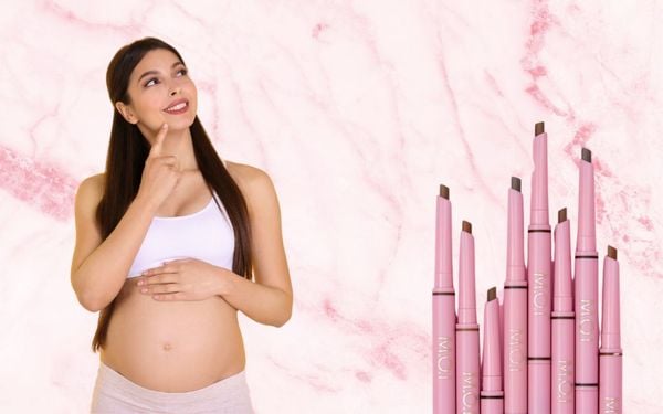 Có nên dùng chì kẻ mày cho bà bầu?