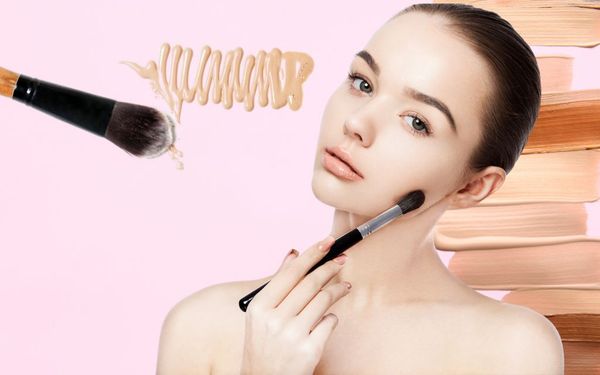 Cọ tán kem nền - Hỗ trợ tạo nên một lớp nền hoàn thiện