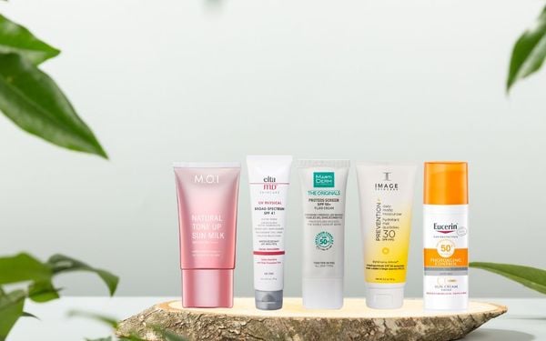 Review top 5 sản phẩm kem chống nắng khô ráo 