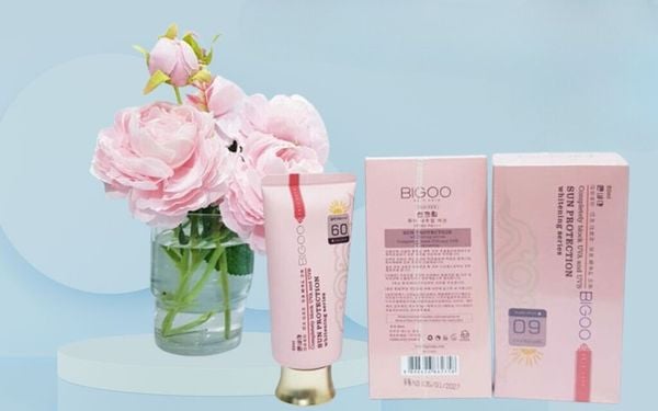 Kem chống nắng Bigoo 60 - Chống nắng, cấp ẩm, làm sáng da