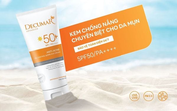 Kem chống nắng Decumar: Đánh bay tác động của ánh nắng mặt trời