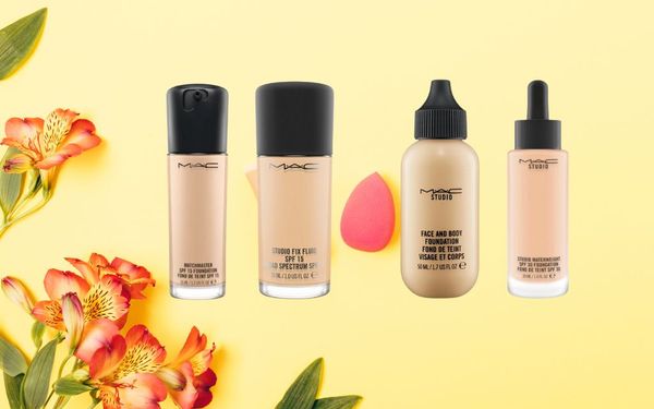 Kem nền MAC lâu trôi tạo ra một lớp nền căng bóng