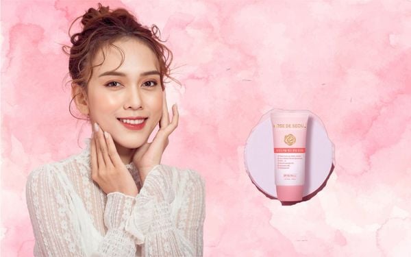 Review kem chống nắng Rose de Seoul Pink Tone Up Sun Cream