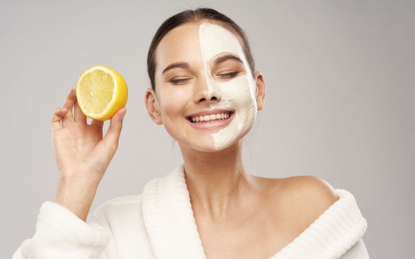 Sáng da an toàn với mặt nạ chanh thiên nhiên